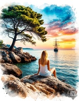Картина У моря