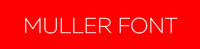Шрифт "Muller"